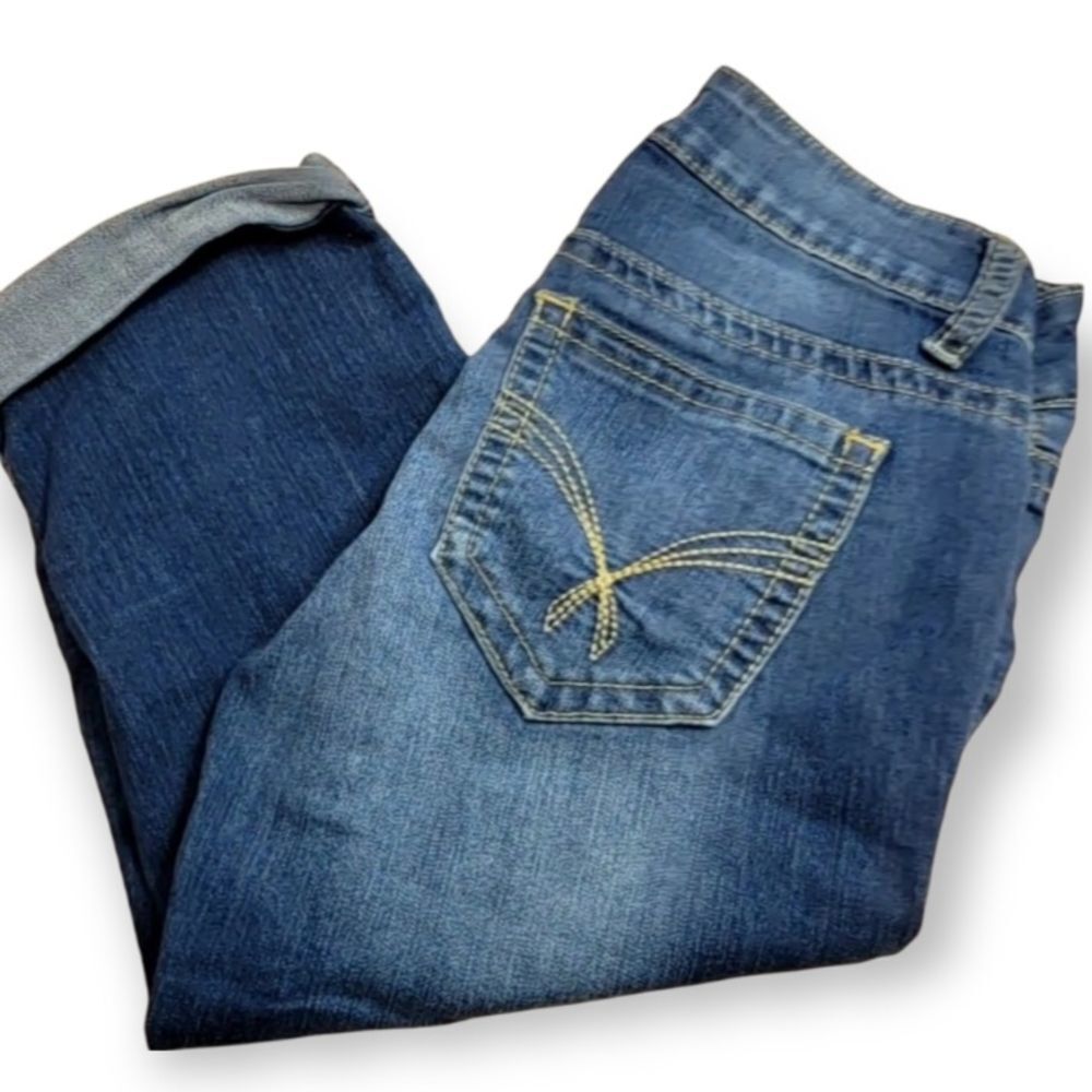 Soundgirl denim capri 0